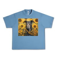 Pebble Blue greyhound Urban Heavy Tee - Unal Design