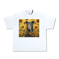 White greyhound Urban Heavy Tee - Unal Design