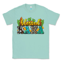 Seafoam blessed nana Classic Tee - Zillion Design Studio