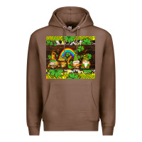 Chestnut western st patricks gnomes Premium Hoodie - AdoDesignShop