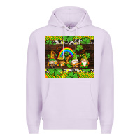 Lilac western st patricks gnomes Premium Hoodie - AdoDesignShop