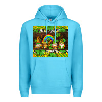 Ocean Blue western st patricks gnomes Premium Hoodie - AdoDesignShop