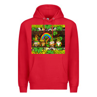 Red western st patricks gnomes Premium Hoodie - AdoDesignShop