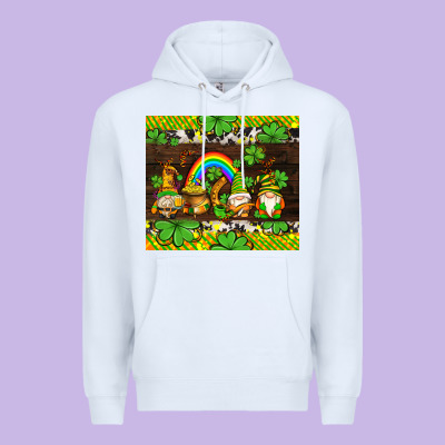 Western St Patricks Gnomes Premium Hoodie Designed By Adodesignshop