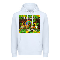 White western st patricks gnomes Premium Hoodie - AdoDesignShop