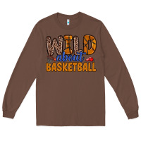 Chestnut wild about basketball Long Sleeve Tee - Zillion Design Studio