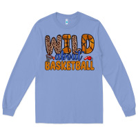 Colony Blue wild about basketball Long Sleeve Tee - Zillion Design Studio