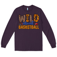 Plum wild about basketball Long Sleeve Tee - Zillion Design Studio