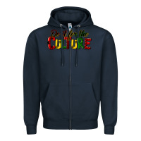 Navy do it for the culture juneteenth Zipper Hoodie - HRA Design Shop