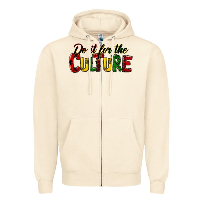 Do It For The Culture Juneteenth Zipper Hoodie by HRA Design Shop | Teevron