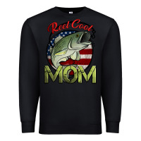 Black reel cool mom fishing Premium Sweatshirt - Jasminsmagicworld
