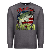 Charcoal Heather reel cool mom fishing Premium Sweatshirt - Jasminsmagicworld