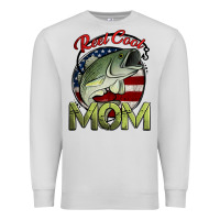 Dove Grey reel cool mom fishing Premium Sweatshirt - Jasminsmagicworld