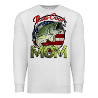 Oatmeal Heather reel cool mom fishing Premium Sweatshirt - Jasminsmagicworld