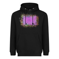Black Old Leopard Purple Glitter Frame Heavyweight Hoodie - Bettercallsaul