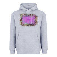 Heather Grey Old Leopard Purple Glitter Frame Heavyweight Hoodie - Bettercallsaul