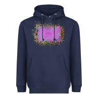 Navy Old Leopard Purple Glitter Frame Heavyweight Hoodie - Bettercallsaul