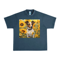 Midnight Navy jack russel terrier Urban Heavy Tee - Unal Design
