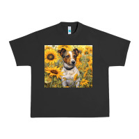 Pigment Black jack russel terrier Urban Heavy Tee - Unal Design