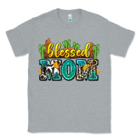 Heather Grey blessed mom Classic Tee - Zillion Design Studio