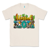 Natural blessed mom Classic Tee - Zillion Design Studio