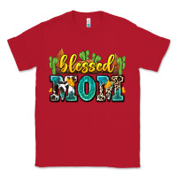 Red blessed mom Classic Tee - Zillion Design Studio
