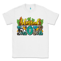 White blessed mom Classic Tee - Zillion Design Studio