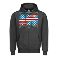 Charcoal Heather Leopard glitter American flag tumbler Zipper Hoodie - Neo Western
