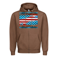 Chestnut Leopard glitter American flag tumbler Zipper Hoodie - Neo Western