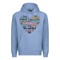 Colony Blue kindness heart Premium Hoodie - MaliasSmallBusiness