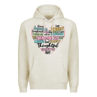 Oatmeal Heather kindness heart Premium Hoodie - MaliasSmallBusiness