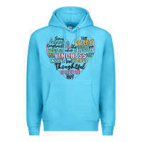 Ocean Blue kindness heart Premium Hoodie - MaliasSmallBusiness