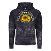 Cloud Black western sunflowers aztec leopard serape  rainbows Vintage Hoodie - AdoDesignShop