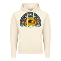 Vintage Artic western sunflowers aztec leopard serape  rainbows Vintage Hoodie - AdoDesignShop