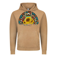Vintage Camel western sunflowers aztec leopard serape  rainbows Vintage Hoodie - AdoDesignShop