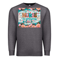 Charcoal Heather nurse in progress tumbler Premium Sweatshirt - BundleAndBundleShop