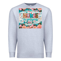 Heather Grey nurse in progress tumbler Premium Sweatshirt - BundleAndBundleShop