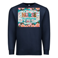 Navy nurse in progress tumbler Premium Sweatshirt - BundleAndBundleShop