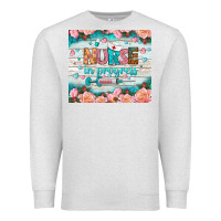 Oatmeal Heather nurse in progress tumbler Premium Sweatshirt - BundleAndBundleShop