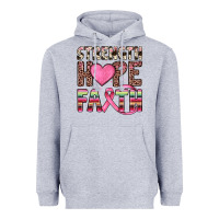 Heather Grey strength hope faith Heavyweight Hoodie - JahusDesignShop