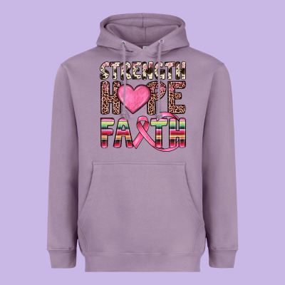 Strength Hope Faith Heavyweight Hoodie Designed By Jahusdesignshop