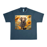 Midnight Navy labrador retriever Urban Heavy Tee - Unal Design