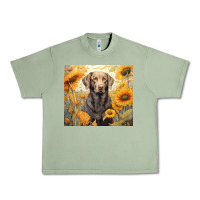 Oil Green labrador retriever Urban Heavy Tee - Unal Design