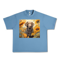Pebble Blue labrador retriever Urban Heavy Tee - Unal Design