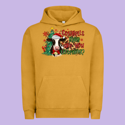 Cowbells Ring Are You Listening Urban Hoodie Designed By Maliassmallbusiness
