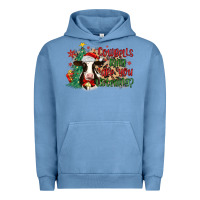 Pigment Pebble Blue cowbells ring are you listening Urban Hoodie - MaliasSmallBusiness