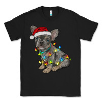Black christmas french bulldog Classic Tee - RanaPortraitStore