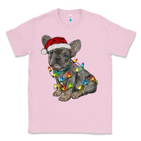 Bubblegum Pink christmas french bulldog Classic Tee - RanaPortraitStore