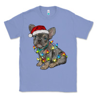 Colony Blue christmas french bulldog Classic Tee - RanaPortraitStore