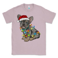 Lilac christmas french bulldog Classic Tee - RanaPortraitStore